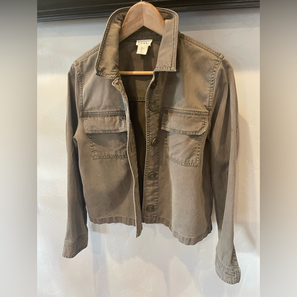 Nicole Miller Olive Utility Jacket
